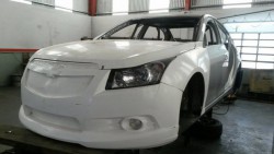 El Chevrolet Cruze que construye el equipo JCB Motorsport