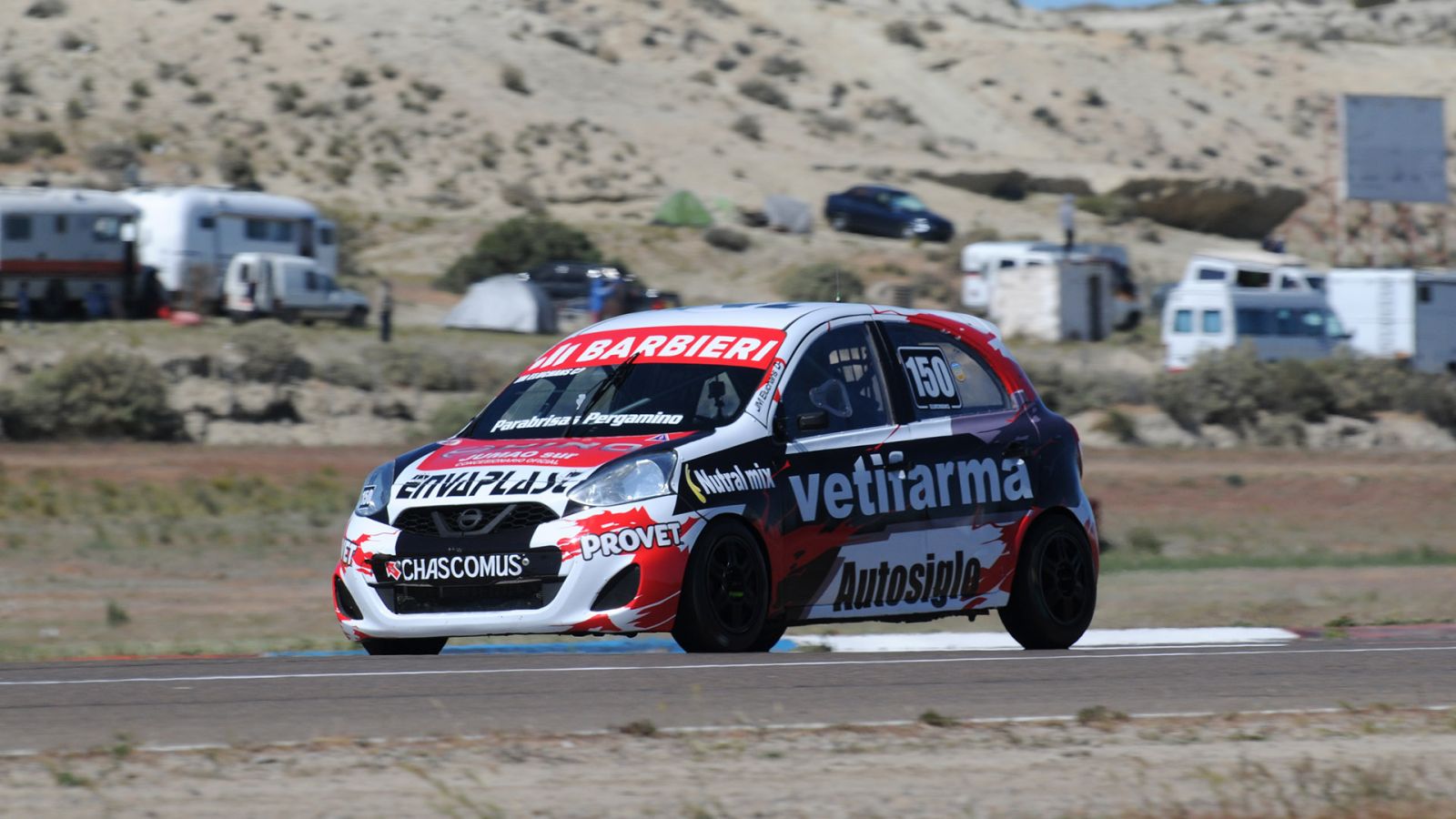 Juan Martín Eluchans lideró el primer cronometrado