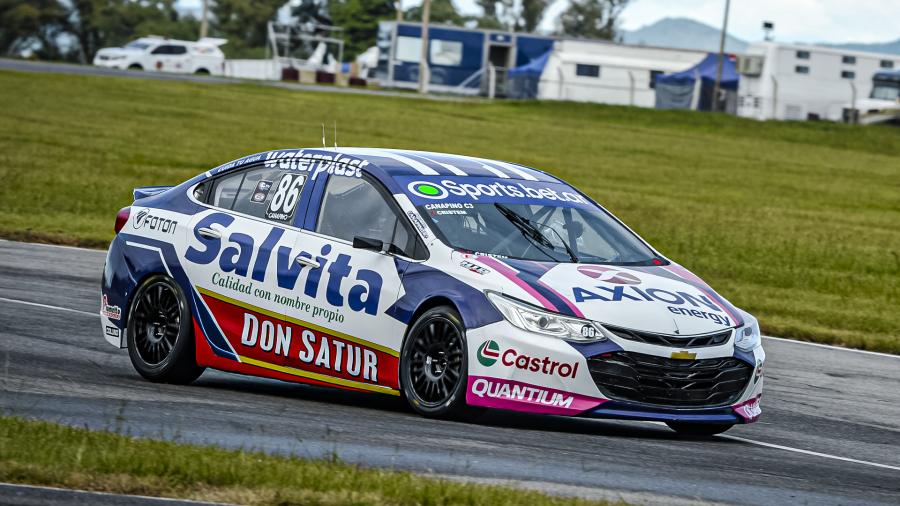 Agustín Canapino, en la primera salida de Clase 3