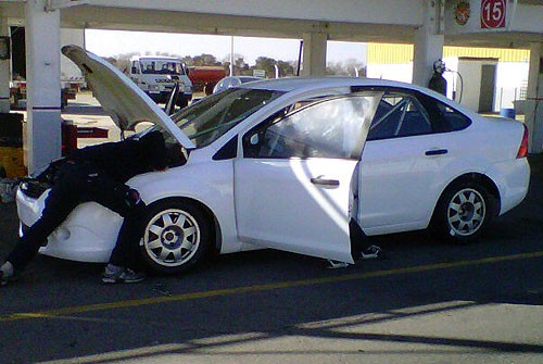 En Alta Gracia Mauro Giallombardo giró con un nuevo Focus