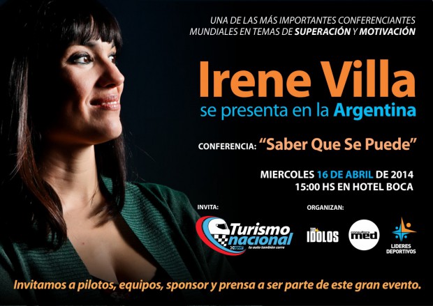 Hoy disertará Irene Villa