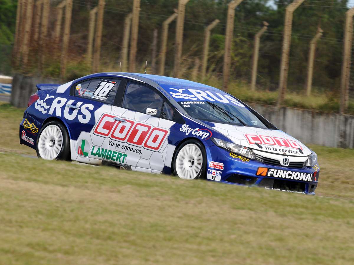 Leonel Larrauri, en el segundo entrenamiento
