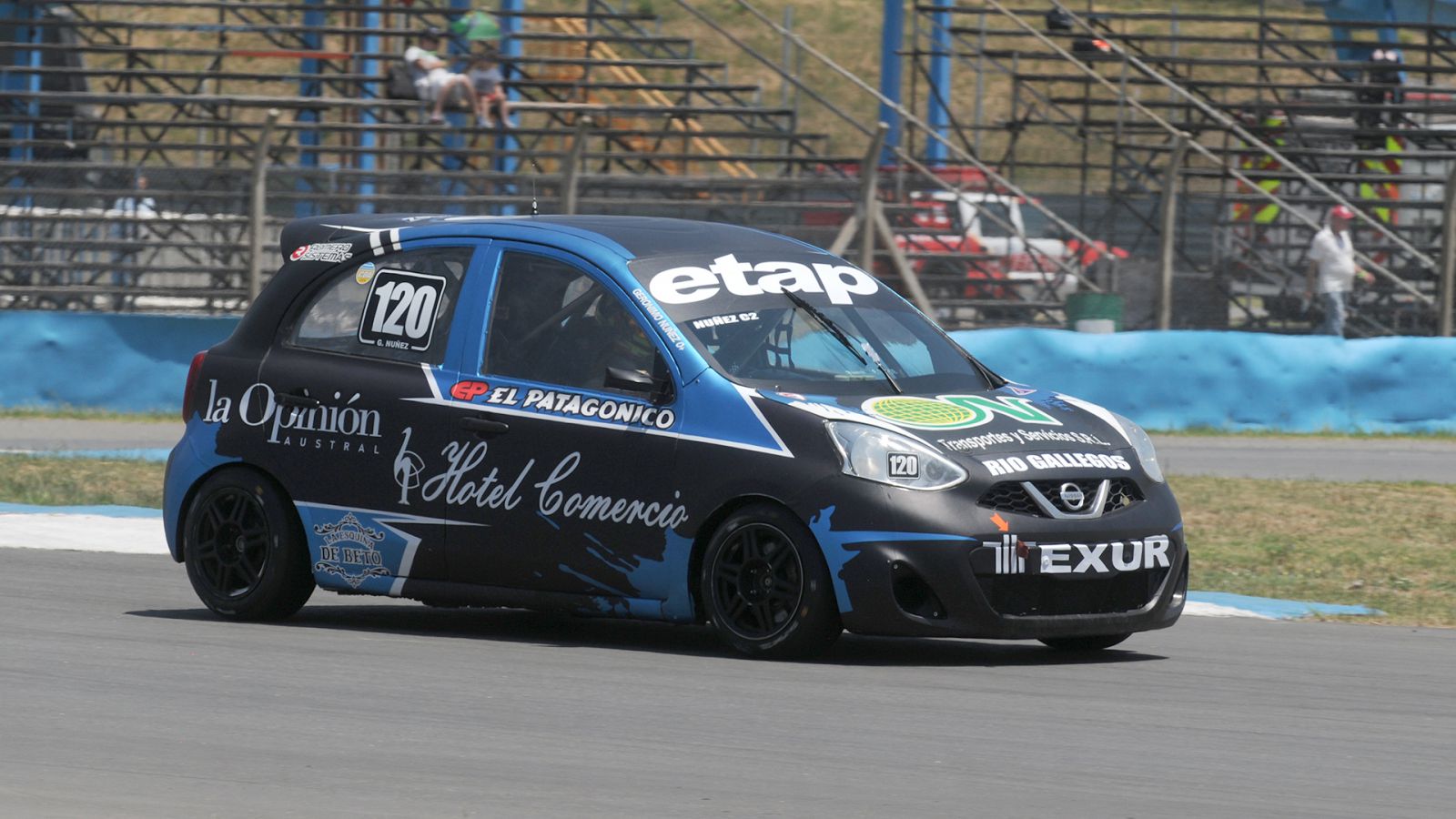 Gerónimo Nuñez, en el primer entrenamiento