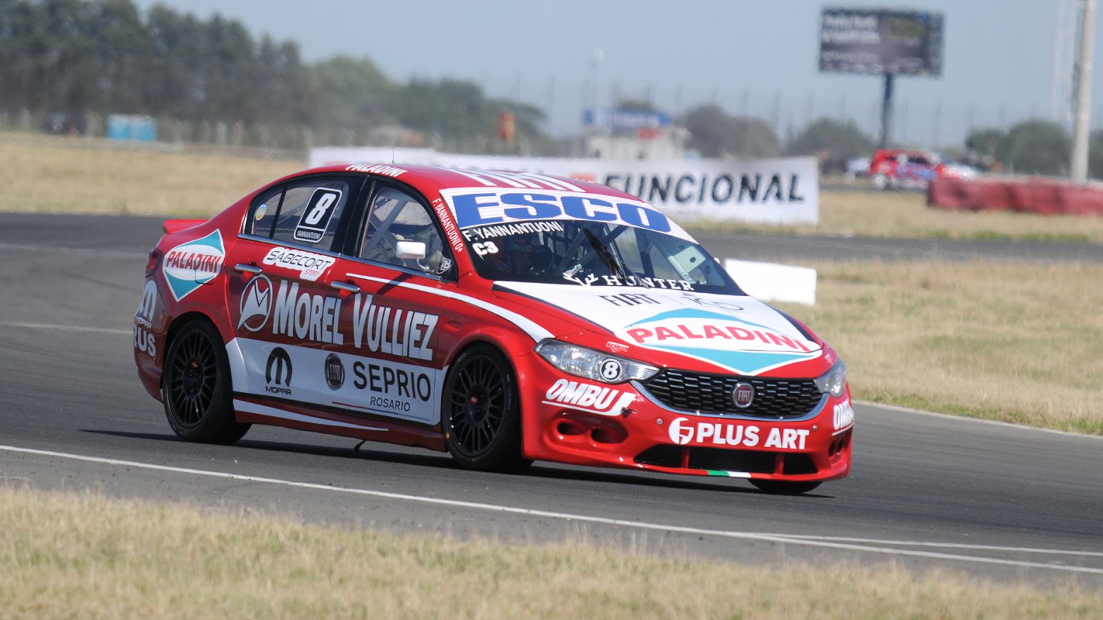 Fabián Yannantuoni, otra vez en el entrenamiento