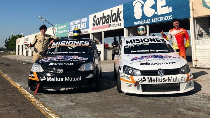 Los hermanos Bustos aceleraron en Paraná