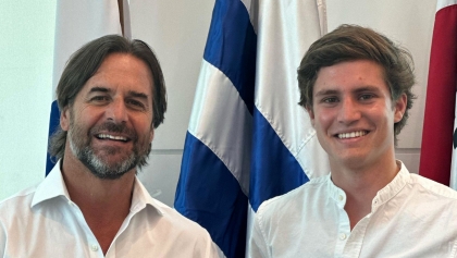 Joaquín Cafaro mantuvo una reunión con Luis Lacalle Pou