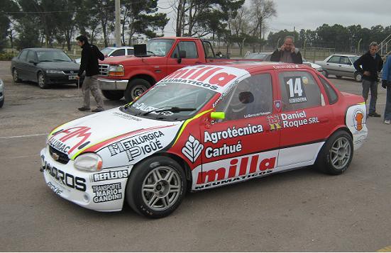 Primera prueba con el Corsa