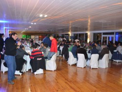 La camaradería se apoderó de la noche