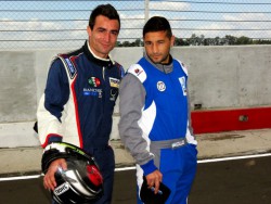 Martín Prost y Sergio Sena. Apellidos ilustres del automovilismo en el fútbol entrerriano