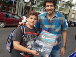 Jonatan Castellano se acercó al Espacio Clarín