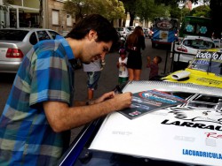 Jonatan Castellano se acercó al Espacio Clarín