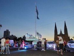 La promoción llegó a la Plaza Moreno de La Plata