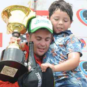 Herrera, tras el podio misionero